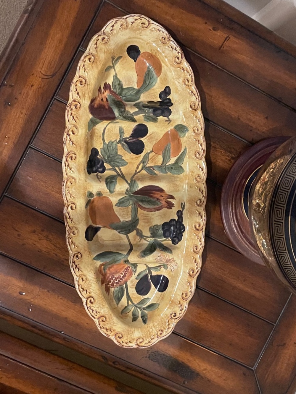Raymond Waites divided appetizer platter